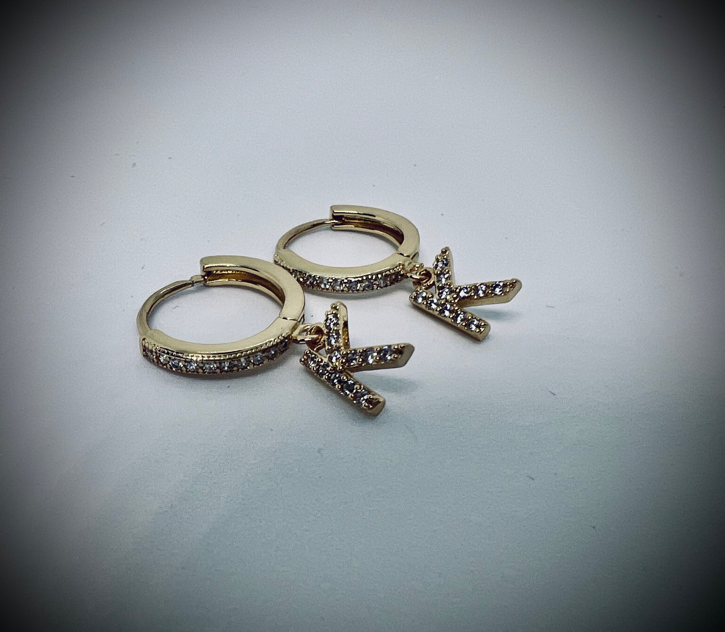 Letter earrings