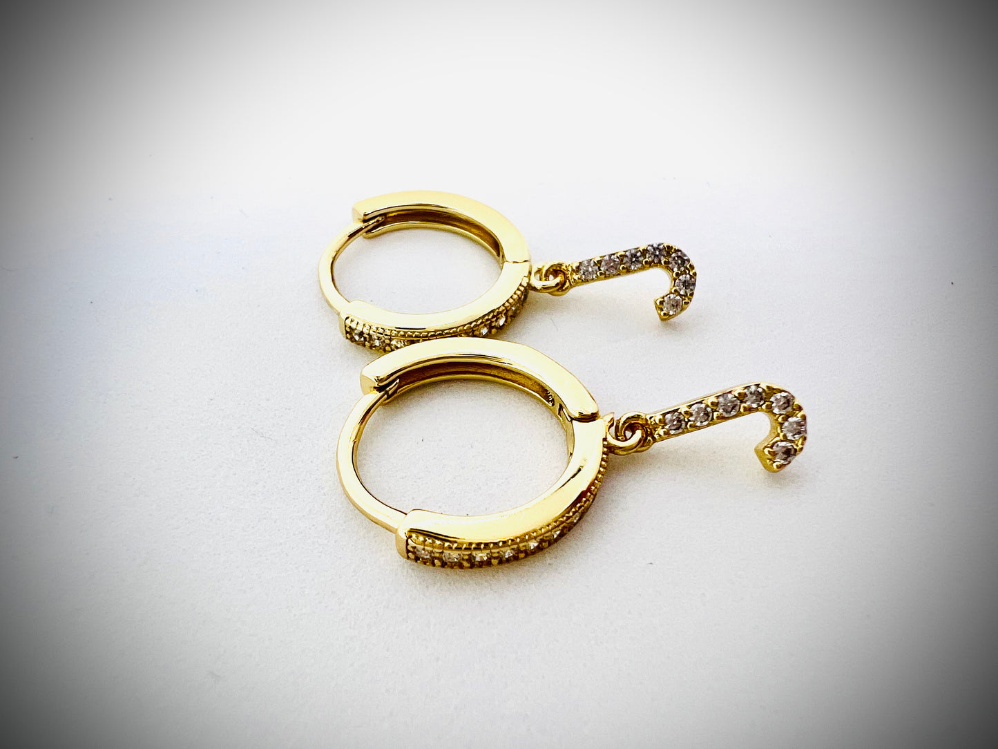 Letter earrings
