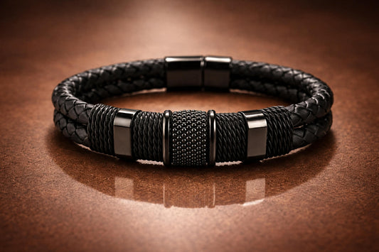 Leather bracelet