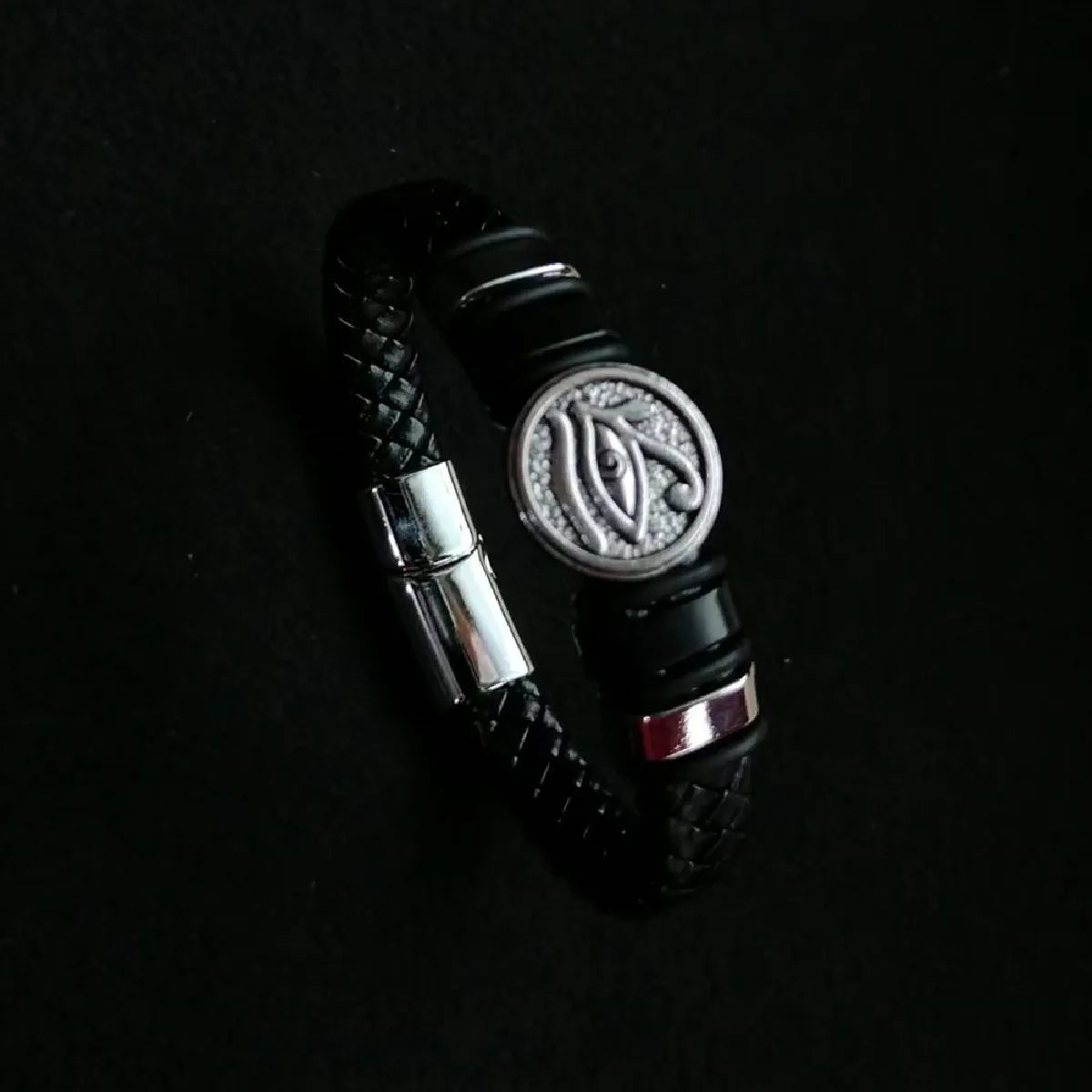 Unique Design, Vintage Men Leather Bracelet 21 cm